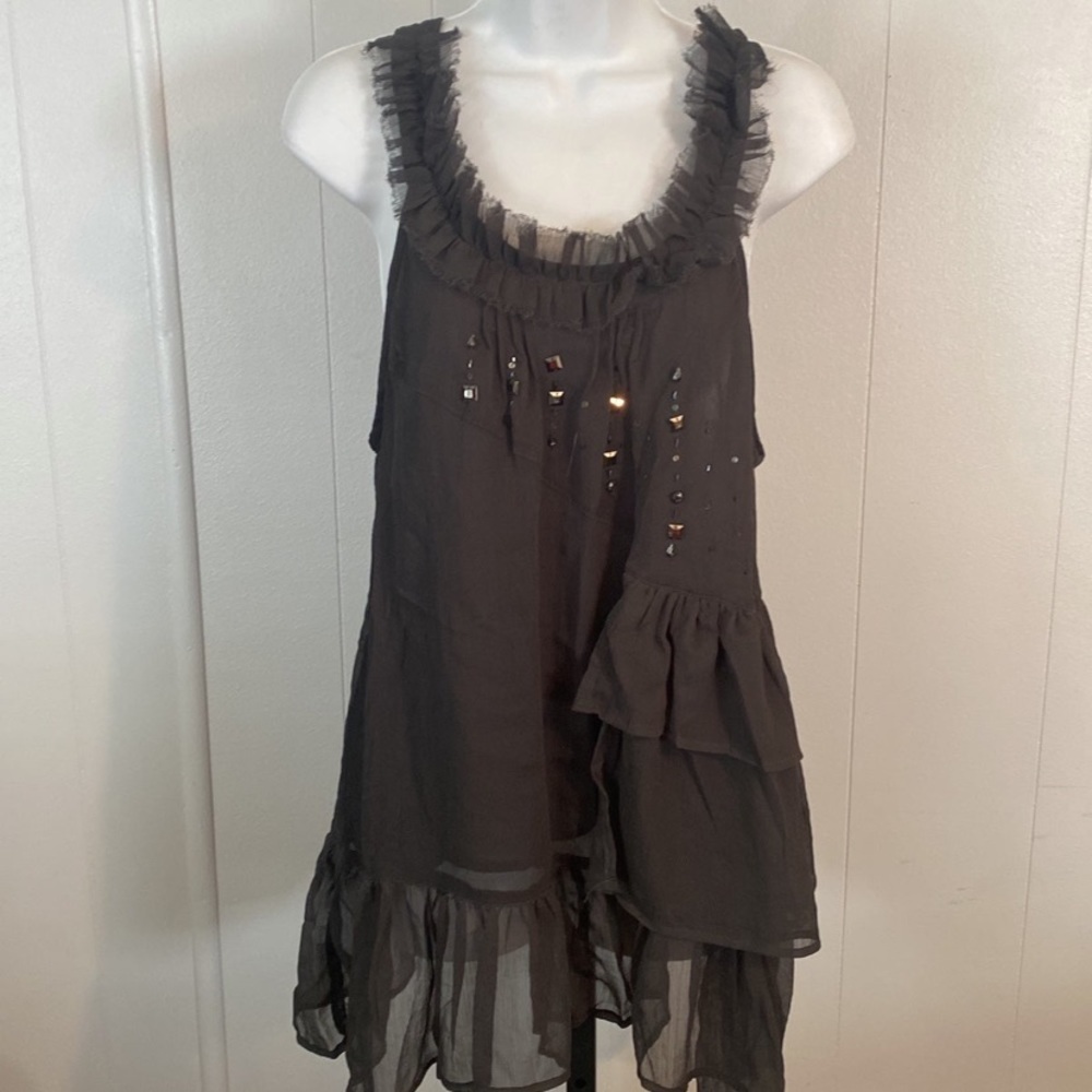 NWT Tramp Semi Sheer Top size L